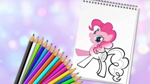 Cute Pony Coloring Book Online Game
