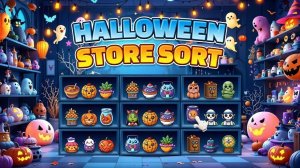 Halloween Store Sort Puzzle Game