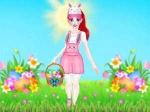 Princess Easter Hurly Burly Dress Up Game