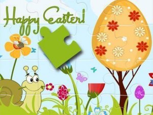 Happy Easter Puzzle Game