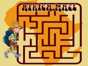 Africa Maze Online Puzzle Game
