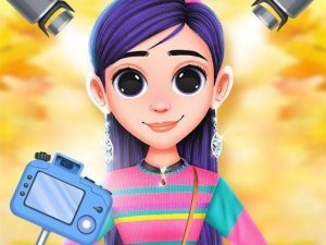 Violet Fall Fashion Shoot - Dress Up Game