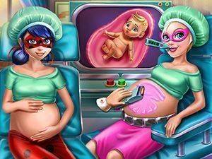 Hero BFFs Pregnant Check up Online Game