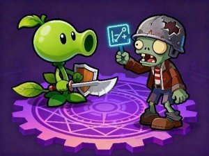 Plant Merge: Zombie War - Merge Defense Game
