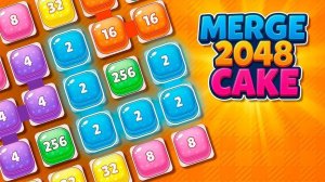 Merge 2048 Cake: Sweet Puzzle Game