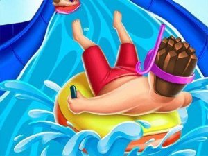 Aquapark Shark Water Slide Racing Game