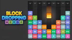 Block Dropping Merge Puzzle Game