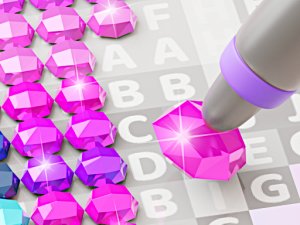 Diamond Colors Art: Number & Color Puzzle Game