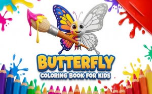 Butterfly Coloring Book: Free Kids Art Game Online