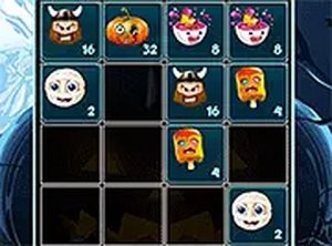 2048 Halloween Puzzle Game