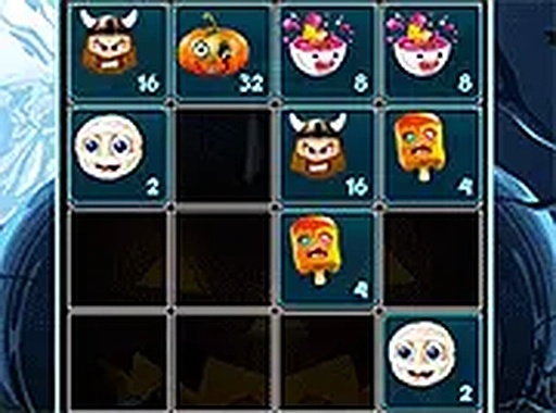 2048 Halloween Puzzle Game
