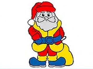 Santa Claus Coloring Book Online Game