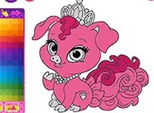 Cute Animals Coloring Book Online Game