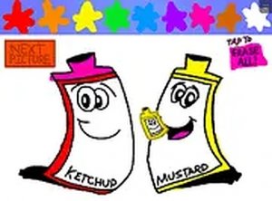 Ketchup And Mustard Coloring Station Online Game