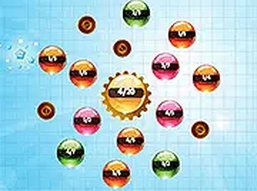 Orbiting Numbers Fractions Puzzle Game Online