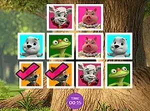 Paddles! The Huggable Polar Bear Matching Pairs Online Game