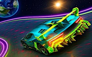 Moon City Stunt Driving Game